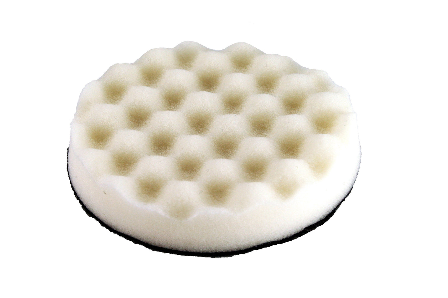 Esponja pulidora de espuma blanca con velcro - Juego de 3 piezas - Accesorio para pulidora neumática